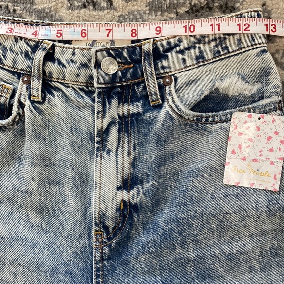 Free People High Waisted Distressed Rigid Denim - Picture 11 of 15